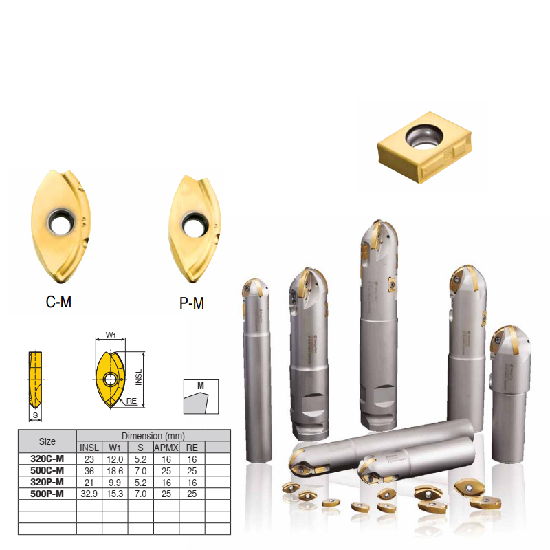 鋁合金精加工臺(tái)階銑刀片ASGT17050