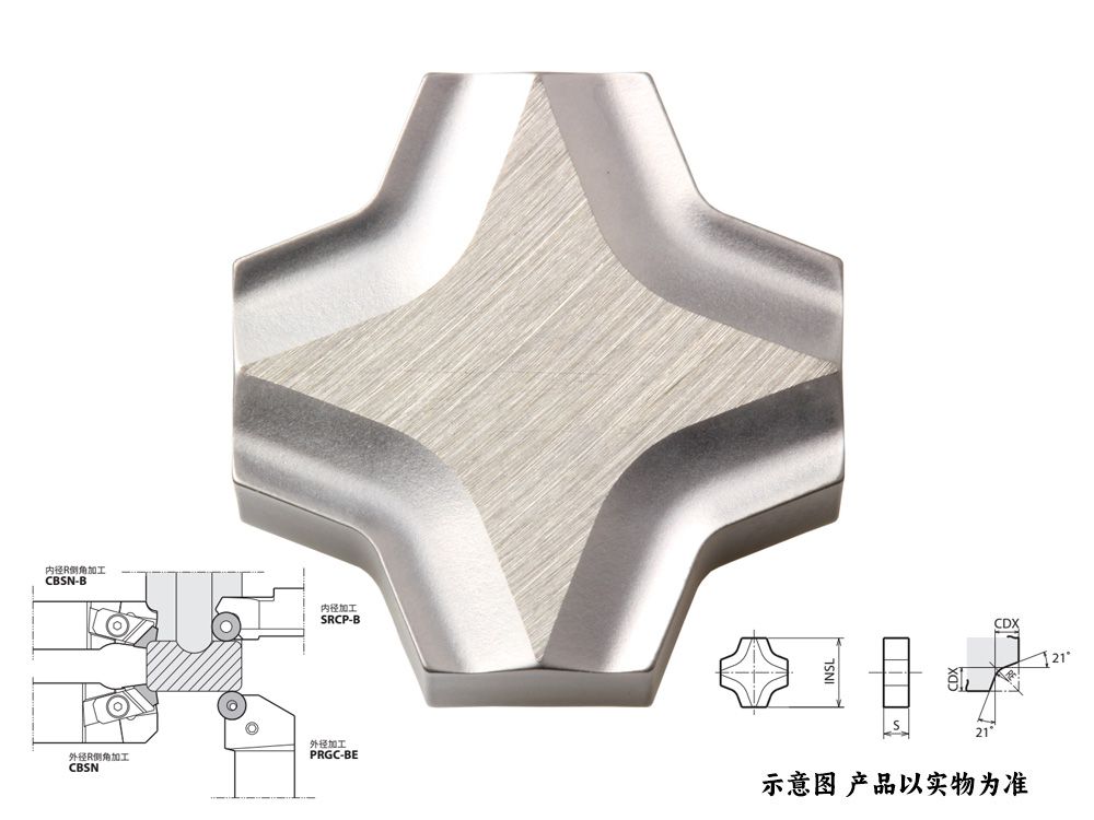 r2.1軸承成型圓弧倒角車刀片SNMF1